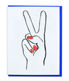 Peace Hand Card
