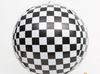 17" Checkered Orb Balloon