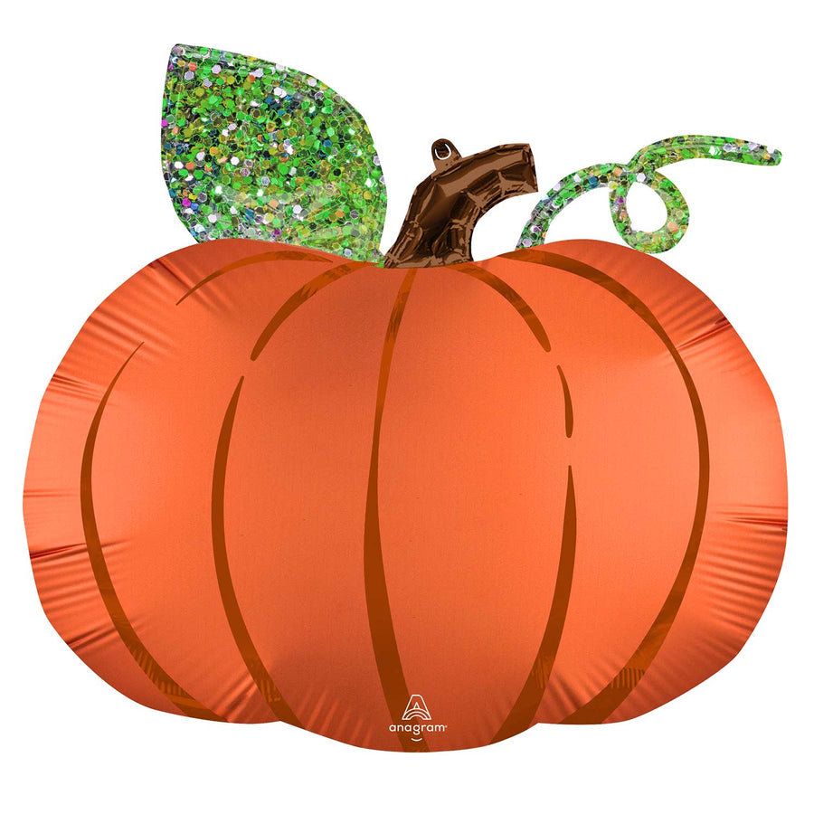 25" Satin Pumpkin Mylar