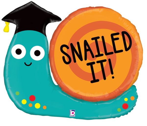 35" Snailed It Mylar Balloon