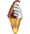 41" Ice Cream Cone Mylar Balloon
