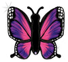 Pink Holographic Butterfly Mylar Balloon
