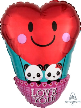 17" Panda Love
