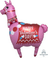 36" Happy Valentines Day Llama