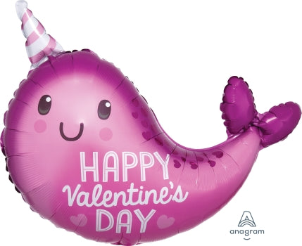 22" Valentine Narwhal