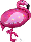 33" Holographic Pink Flamingo Mylar Balloon