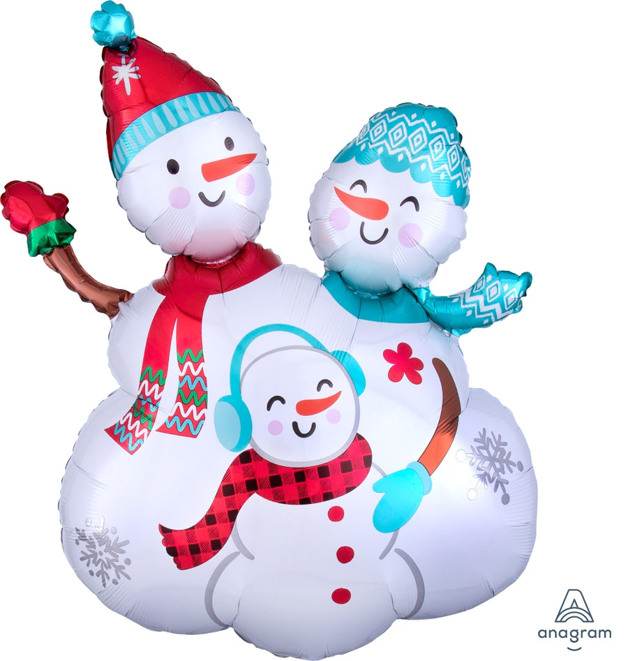 31" Snowman Family