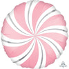 Satin Candy Swirl Balloon 18"