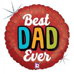 18" Best Dad Ever Balloon