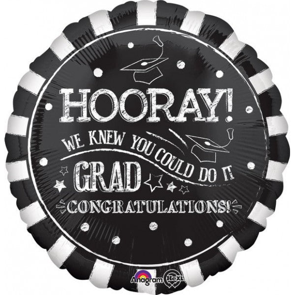 28" Jumbo Chalkboard Balloon, Hooray
