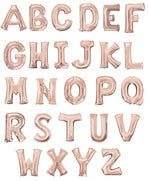 34 inch Rose Gold Letter Balloon
