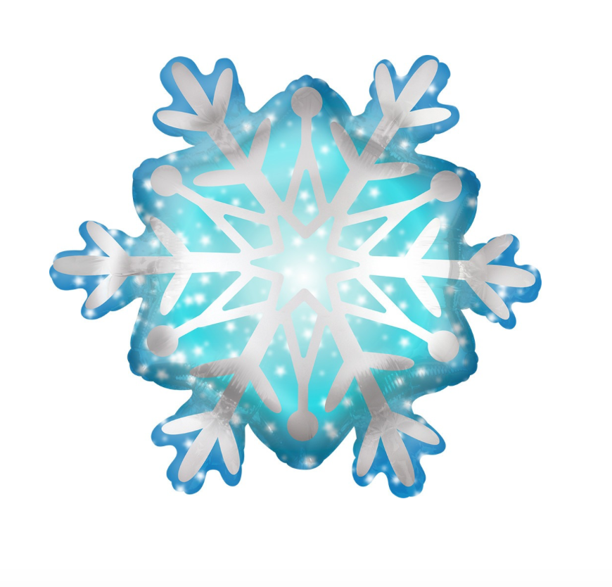 Satin Snowflake Mylar- 27"