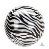 16" Zebra Print Orbz Balloon