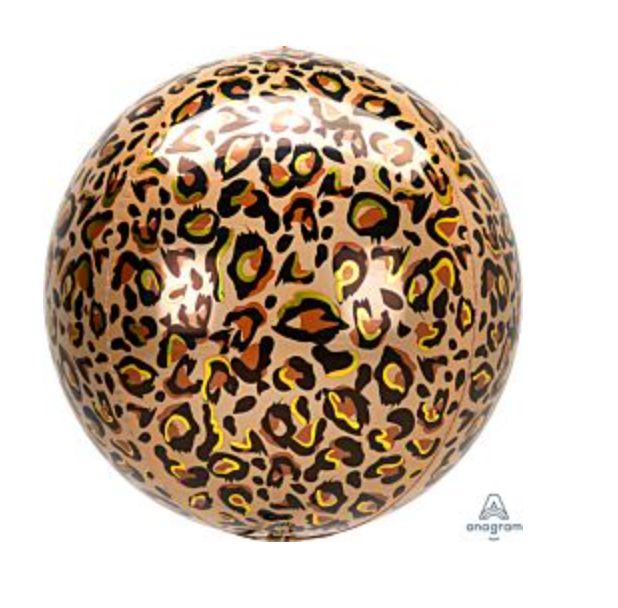 16" Leopard Print Orbz Balloon