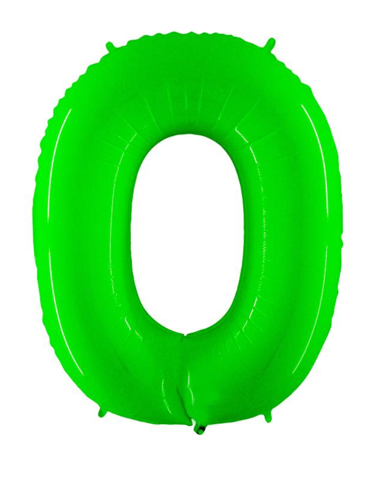 40 inch Lime Green Number