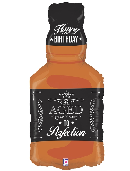34" Aged to Perfection Happy Birthday Balloon