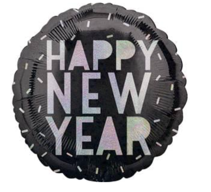 18" Holographic Disco Ball Drop Mylar