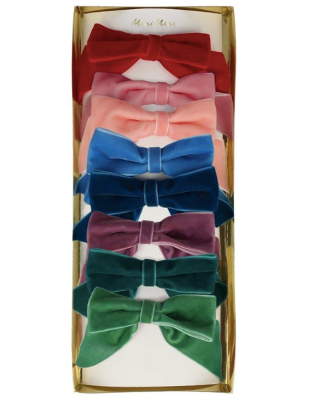 Radiant Velvet Bow Hair Clip