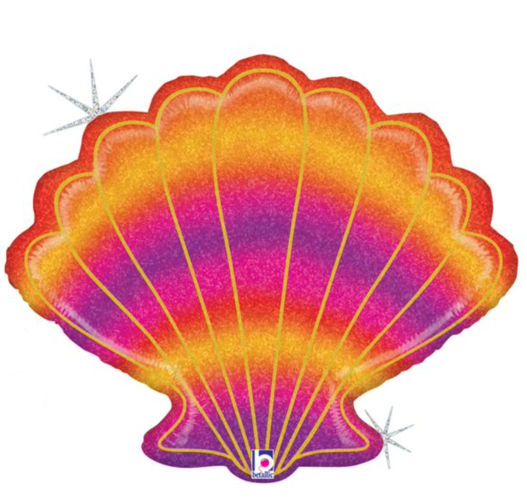 30" Holographic Seashell