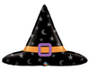 40" Witch's Hat Mylar Balloon