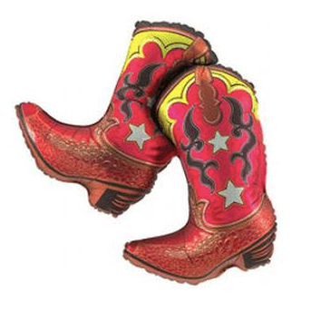 Dancing Boots Mylar Balloon