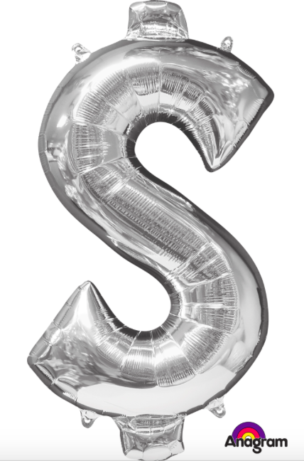 34" Dollar Sign Mylar