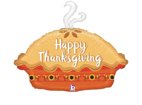 Happy Thanksgiving Pie Mylar