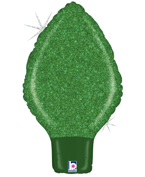 Christmas Lightbulb Mylar Balloons