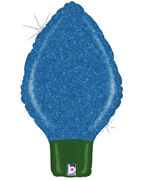 Christmas Lightbulb Mylar Balloons