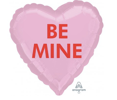 18" Be Mine Candy Heart