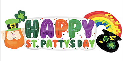 42" Leprechaun Pot of Gold Mylar Balloon