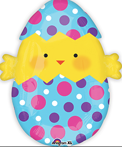 20" Chick Egg Mylar Balloon