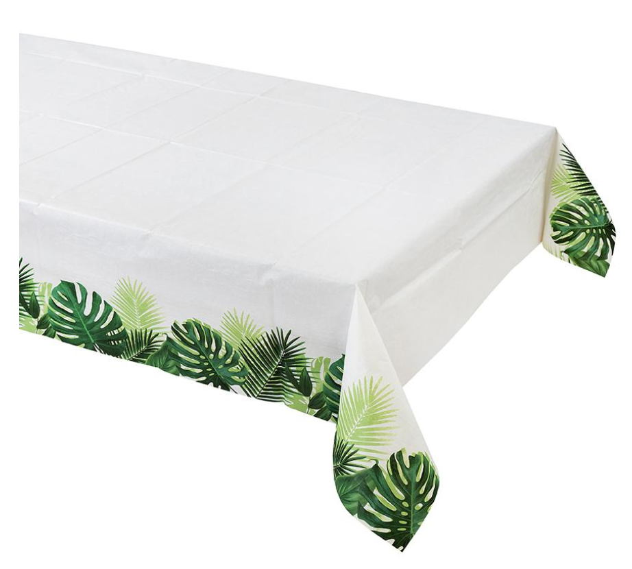 Tropical Palm Leaf Table Cover