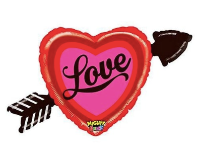 36" Mighty Bright Heart with Arrow