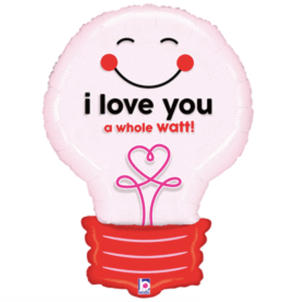 29" I love you a Watt Mylar