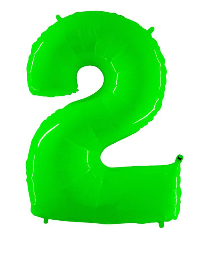 40 inch Lime Green Number
