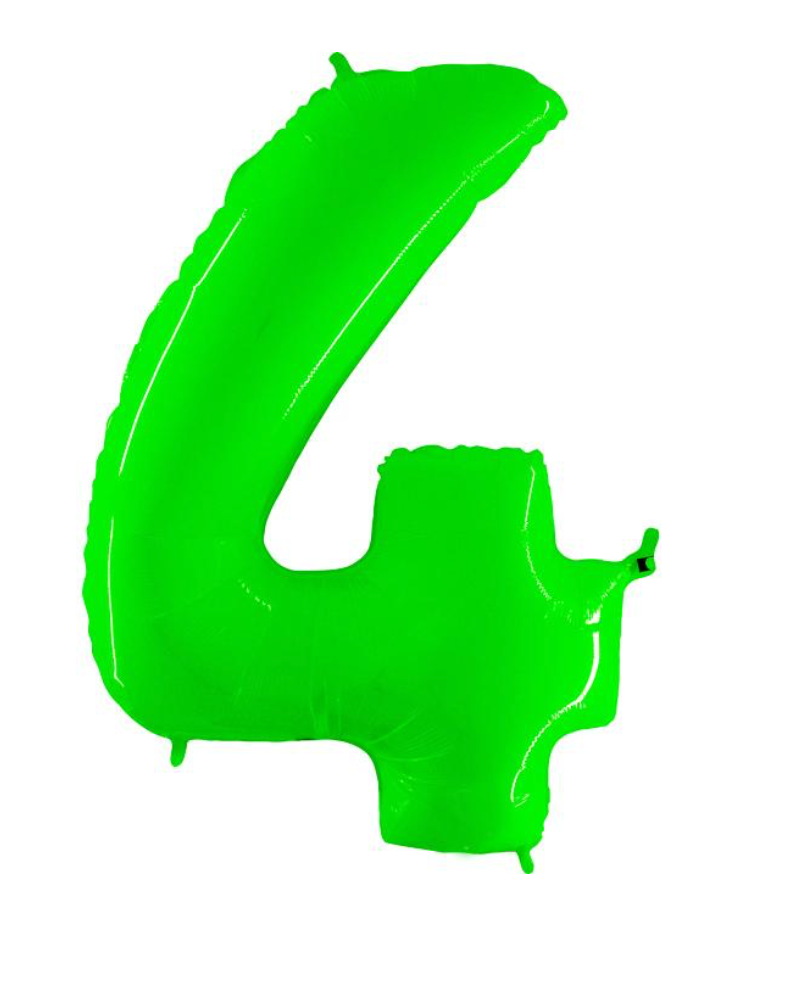 40 inch Lime Green Number
