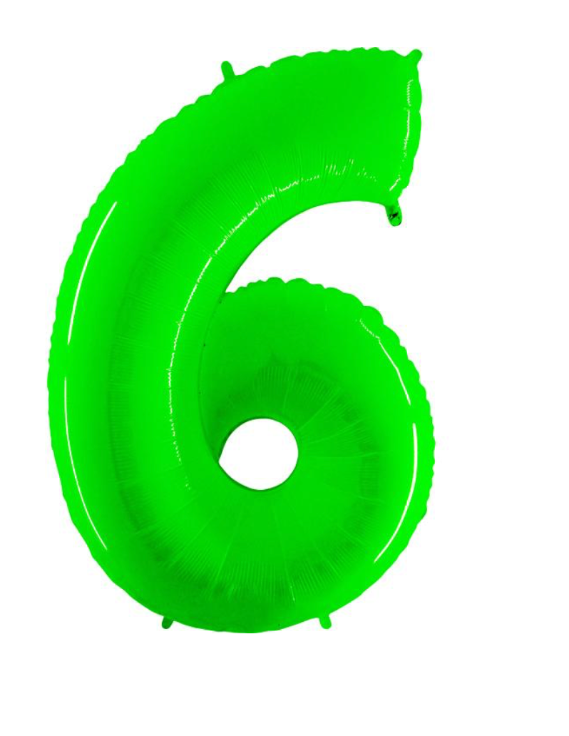 40 inch Lime Green Number
