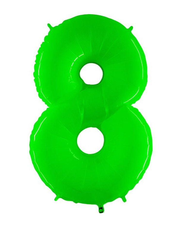 40 inch Lime Green Number