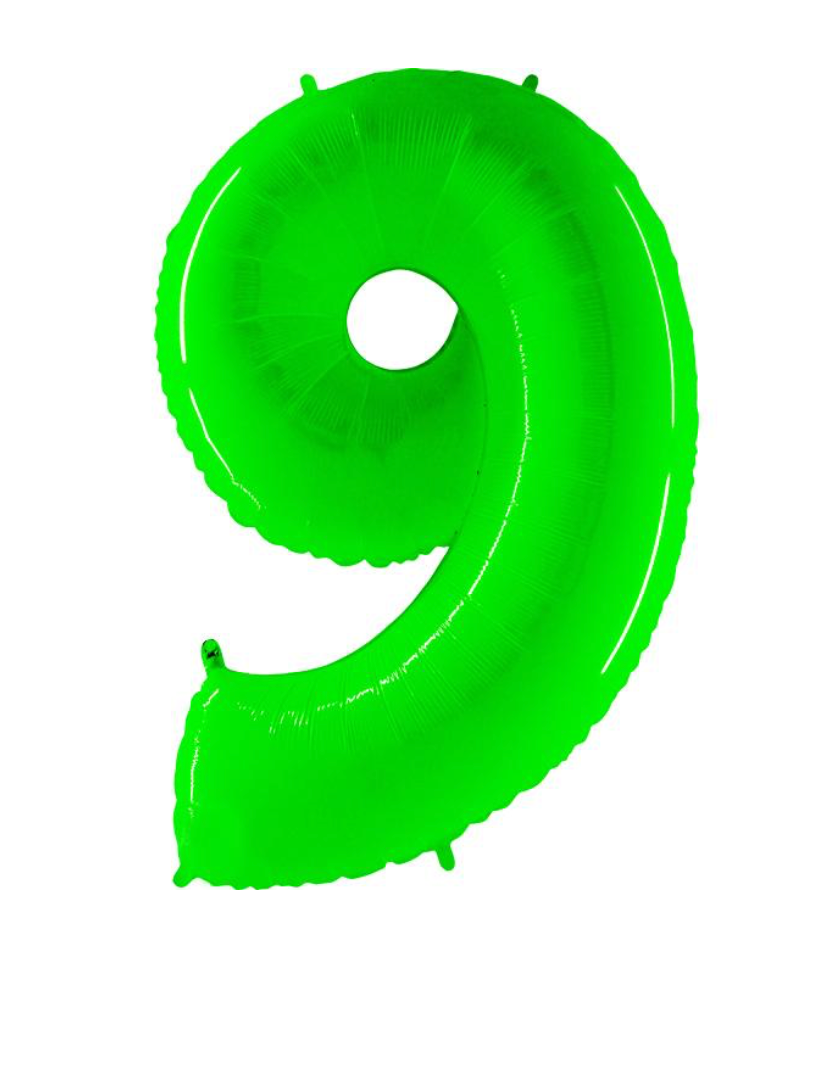 40 inch Lime Green Number