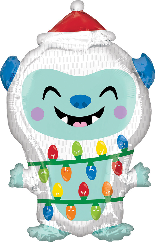 Smiley Yeti 20" Balloon