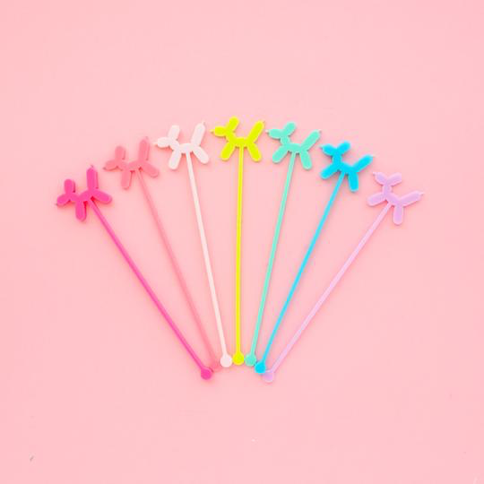Balloon Dog Drink Stirrers