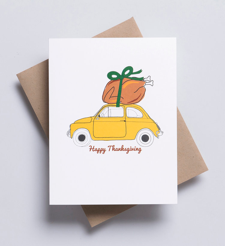Happy Thanksgiving Letterpress Card
